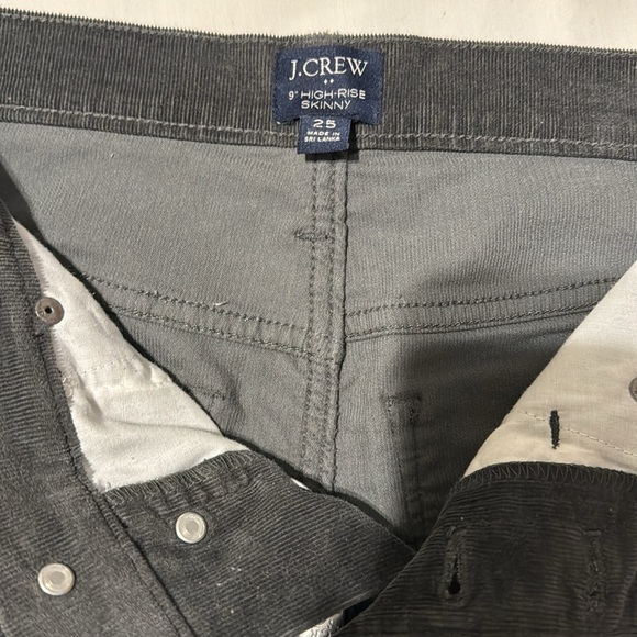 J. Crew corduroy, button fly pants. No flaws. - Picture 3 of 3